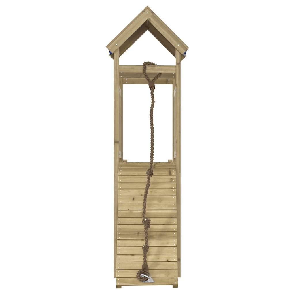 Aire de jeux d'extérieur - Jeu Plein air enfant bois de pin imprégné-JU1680 - Image 3