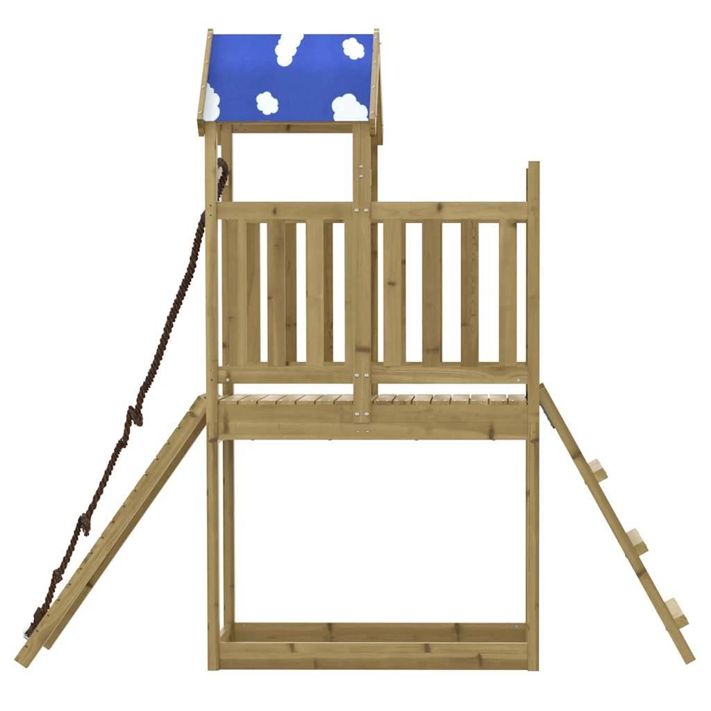Aire de jeux d'extérieur - Jeu Plein air enfant bois de pin imprégné-JU1680 - Image 5