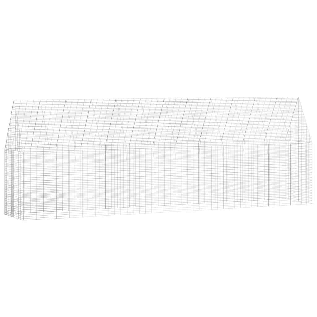 Vidaxl - Cage à poules 2 pcs Argenté 600 x 100 x 210 cm Acier galvanisé vidaXL 3394430 - Image 2