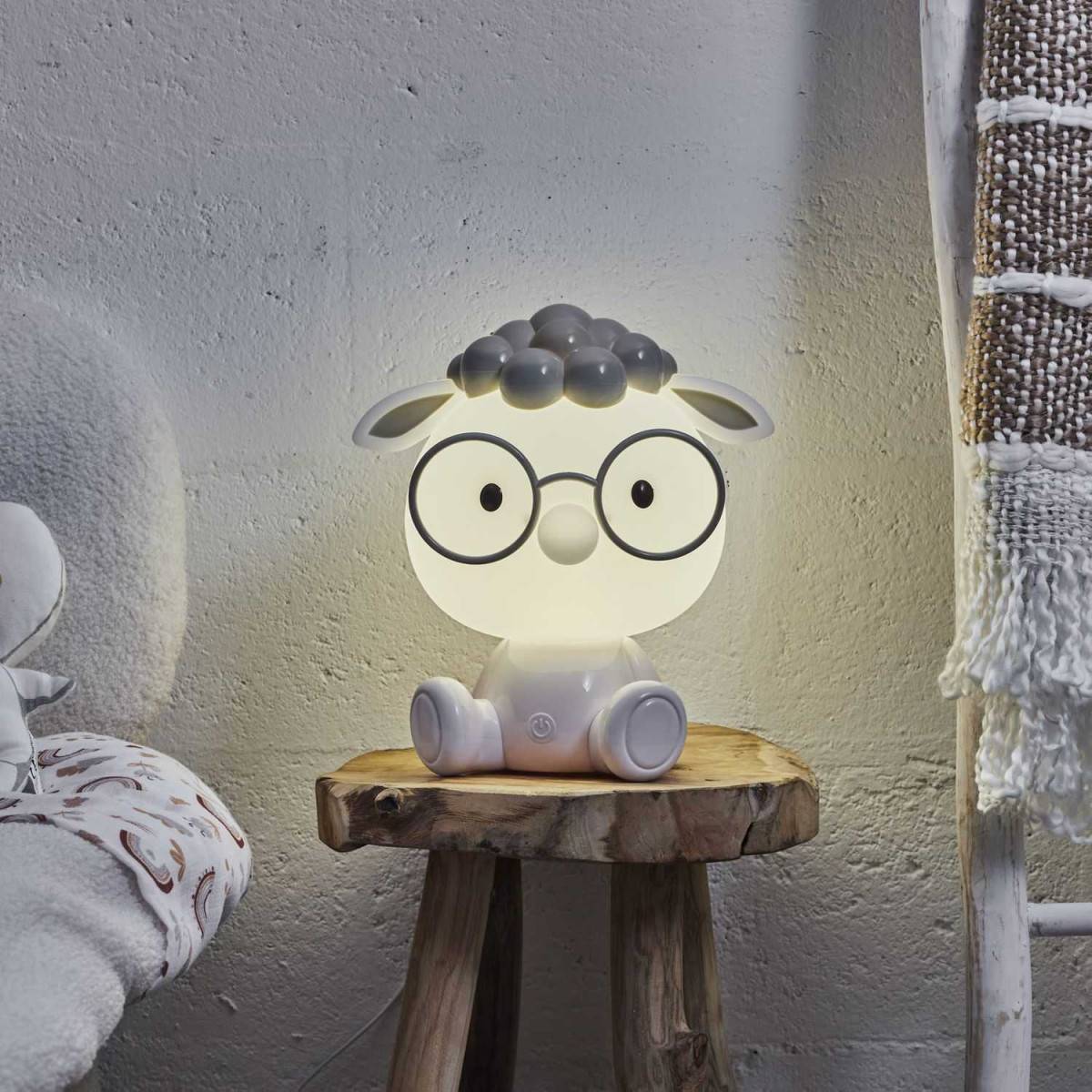 The Home Deco Kids - Veilleuse Enfant à LED "Mouton" 25cm Blanc - Image 8