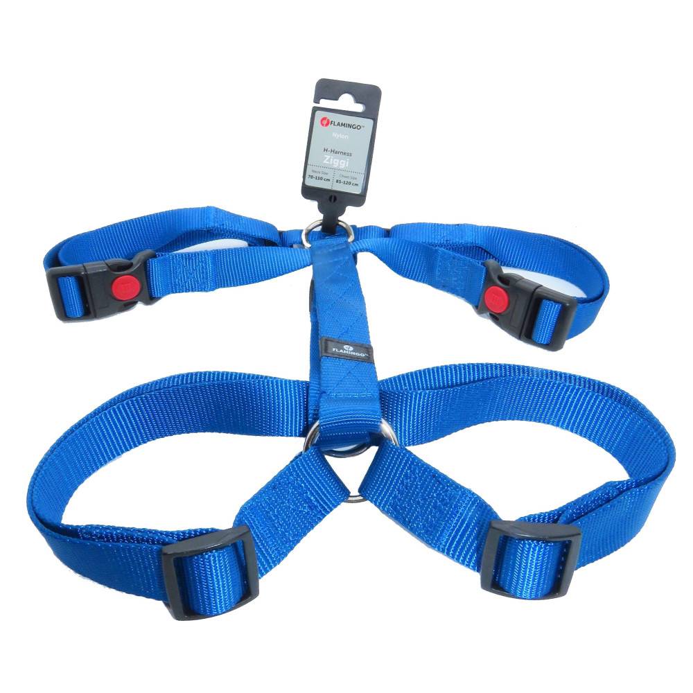 Harnais H Ziggi  XXL+ cou  de 70 -110 cm 25 MM  bleu pour chien. - Image 2