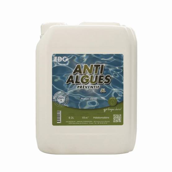 Aqualux - Anti-algues curatif, bidon 5L, EDG - AQUALUX - 200065 - Image 1