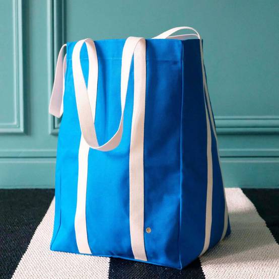 Vivaraise - Maxi sac en coton bio Poppins 48 x 33 x 33 cm - Image 2