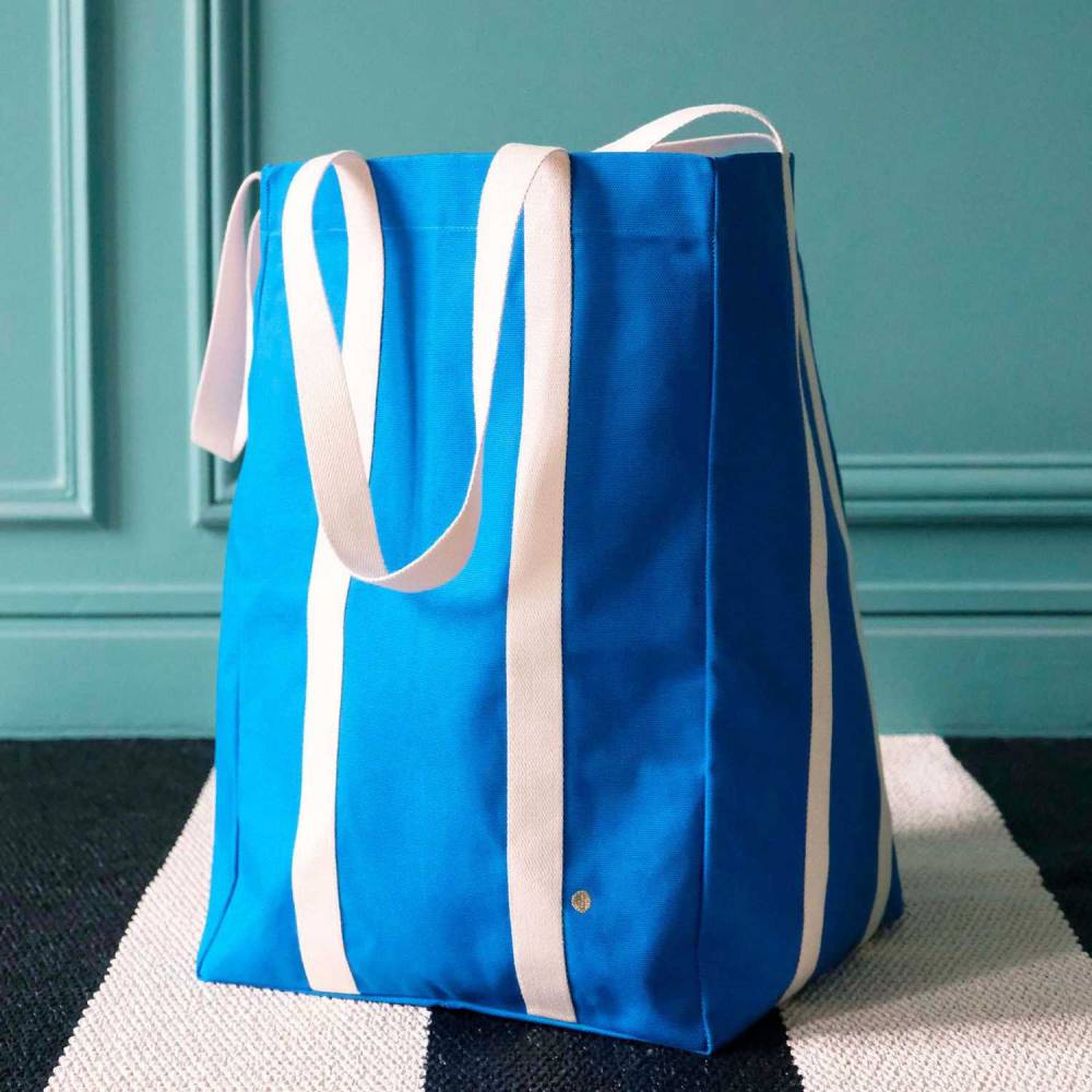 Vivaraise - Maxi sac en coton bio Poppins 48 x 33 x 33 cm - Image 2