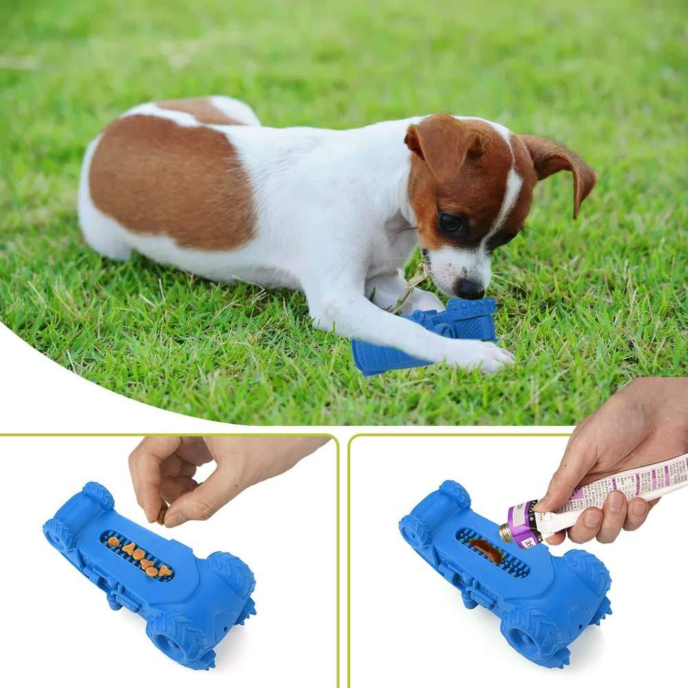 Petsation - Jouet bleu en latex à mâcher robuste et résistant pour moyens et grands chiens - Petsation - Image 6