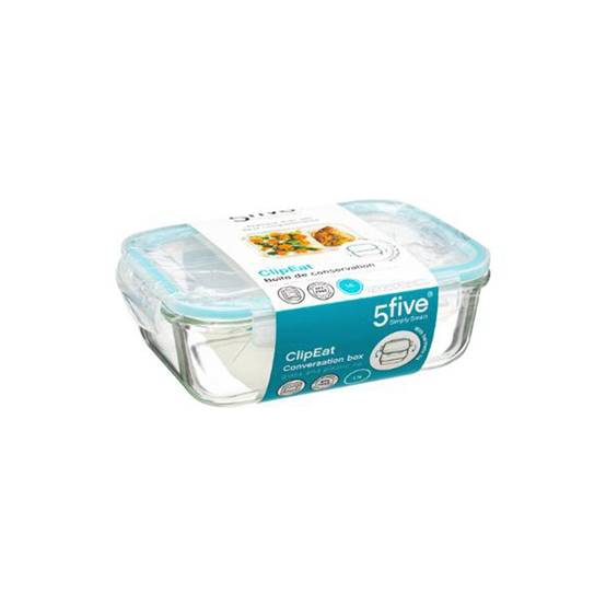 Boîte de Conservation Verre "Clipeat" 1,1L Bleu - Image 3
