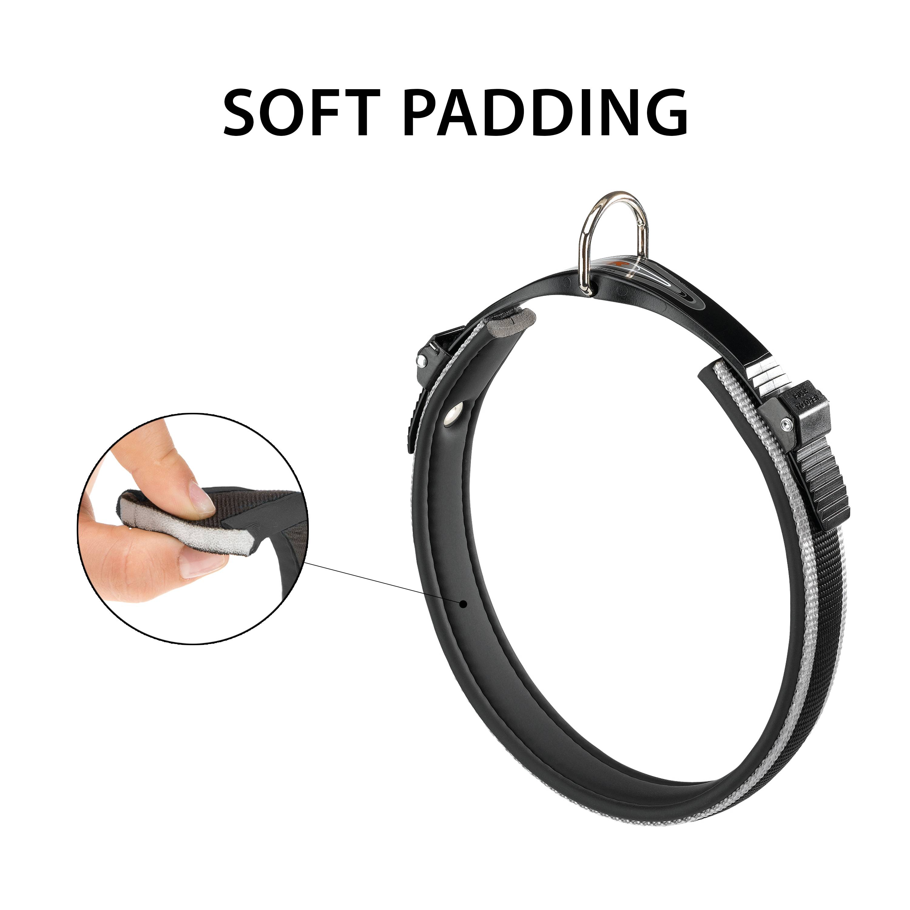 Ferplast - Ferplast Collier Chien ERGOCOMFORT C15/33 Collier pour chien de taille moyenne, fermeture avec micro-ajustement, rembourrage doux, dégagement rapide, - Image 7