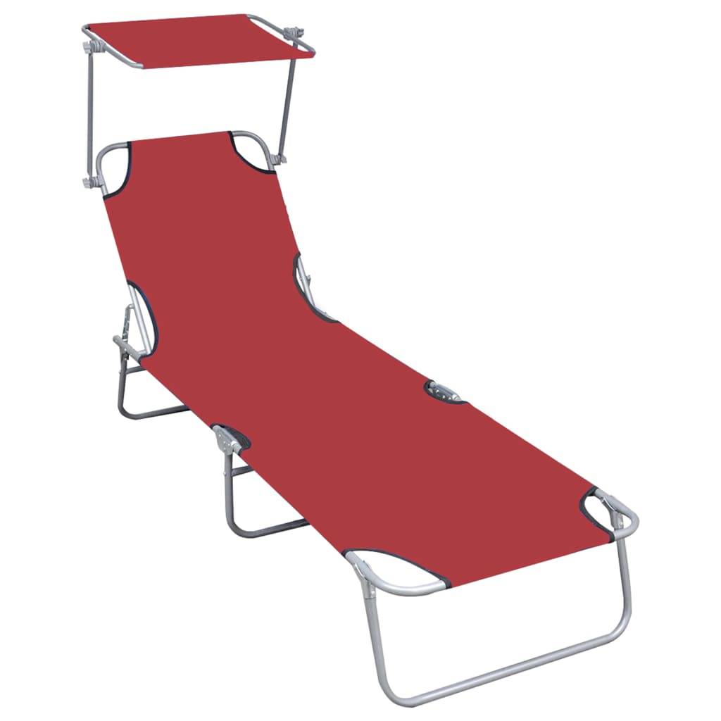 Prolenta Premium - Store banne Hobart Rouge 188,5 X 57,5 X 27 cm - P87209R - Image 1