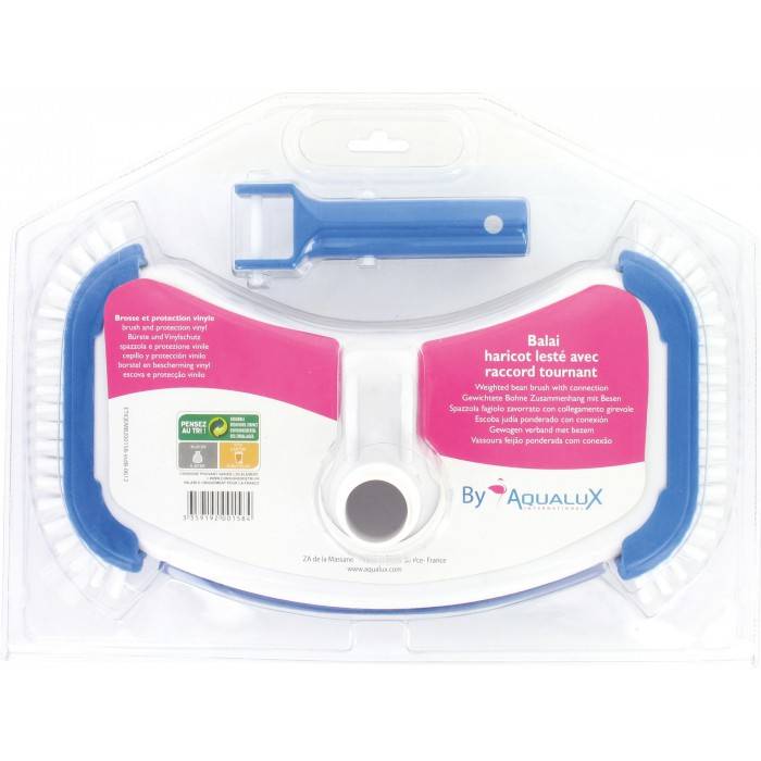 Aqualux - Balai haricot lesté + Brosses + Protection vinyle AQUALUX - 200158
