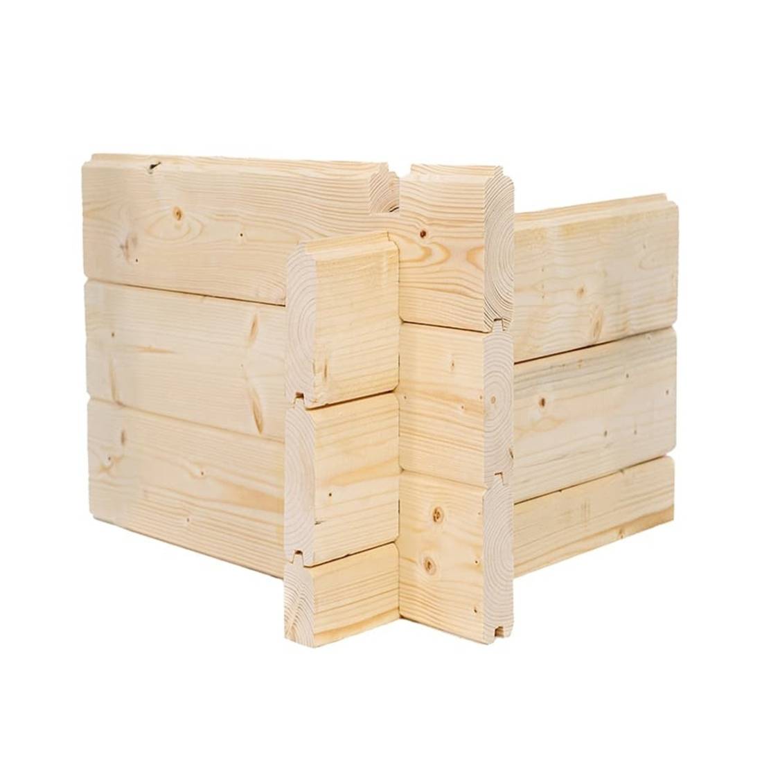 Altanka - Abri de jardin en bois - 17.4m2 - 5.79x3m - Ep. 28mm - Couleur: naturel - DOM764 - ALTANKA - Image 5