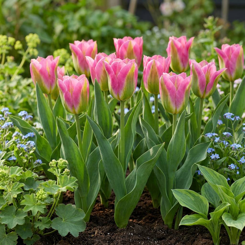 La Green Touch - Tulipe Striped Crown en mélange - 24 bulbes - Image 2