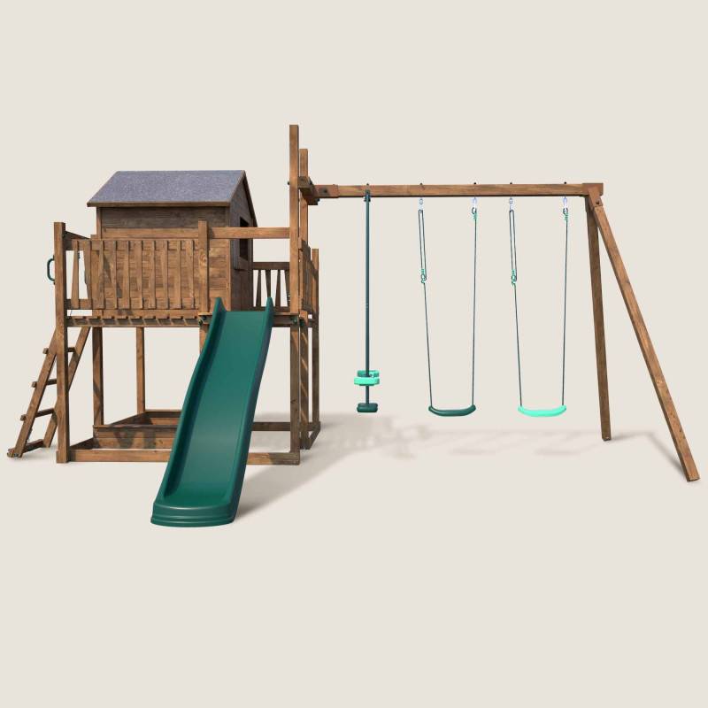 Soulet - Aire de jeux pour enfant maisonnette avec portique - COTTAGE - Image 7