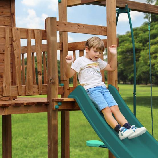 Soulet - Aire de jeux pour enfant maisonnette avec portique - COTTAGE - Image 10