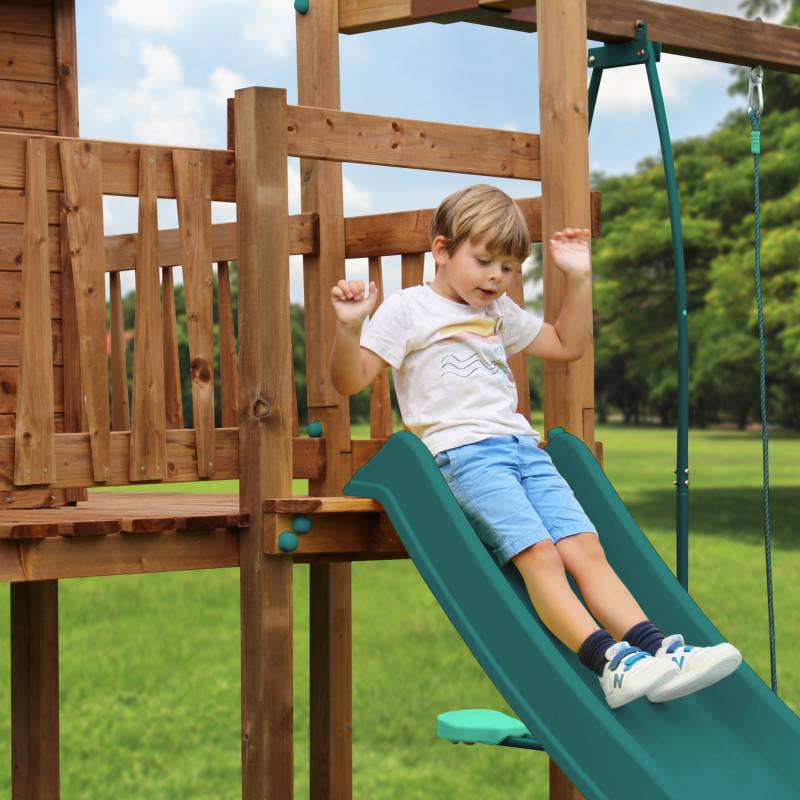 Soulet - Aire de jeux pour enfant maisonnette avec portique - COTTAGE - Image 10