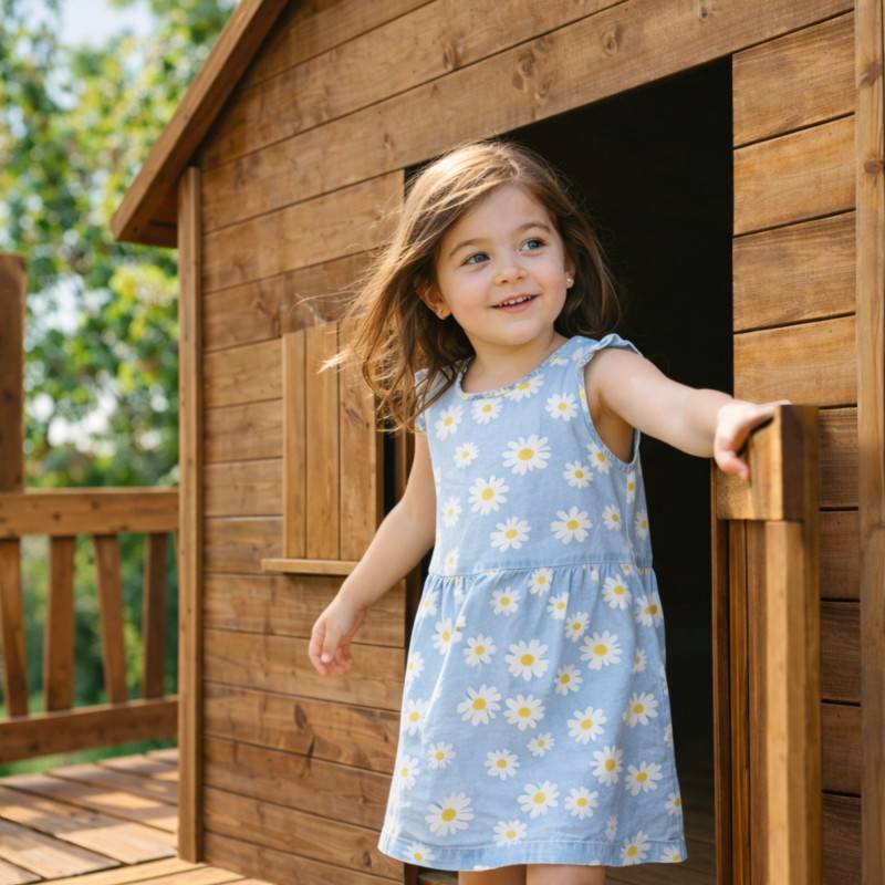 Soulet - Aire de jeux pour enfant maisonnette avec portique - COTTAGE - Image 6