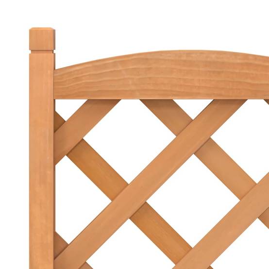 Jardinière avec treillis bois de sapin marron 55 x 29.5 x 117.5 cm - PANGIVO - Image 7