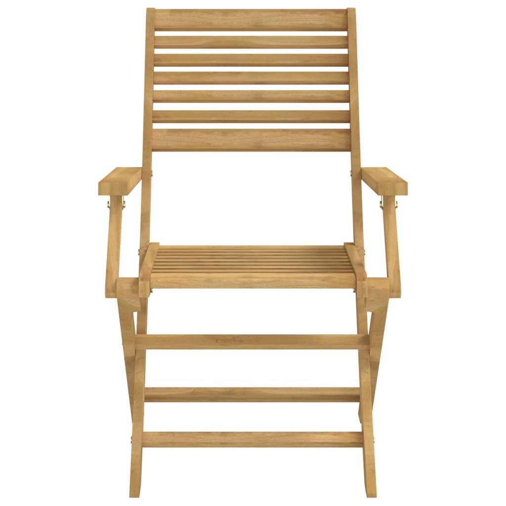 Maison Chic - Ensemble de 7 pcs table de jardin avec chaises - mobilier de jardin Bois d'acacia solide-JU2825 - Image 5