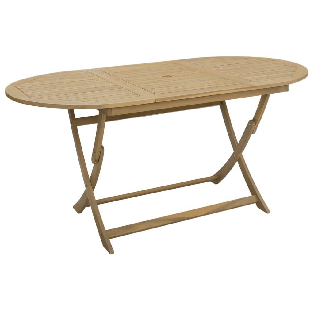Maison Chic - Ensemble de 7 pcs table de jardin avec chaises - mobilier de jardin Bois d'acacia solide-JU2825 - Image 6