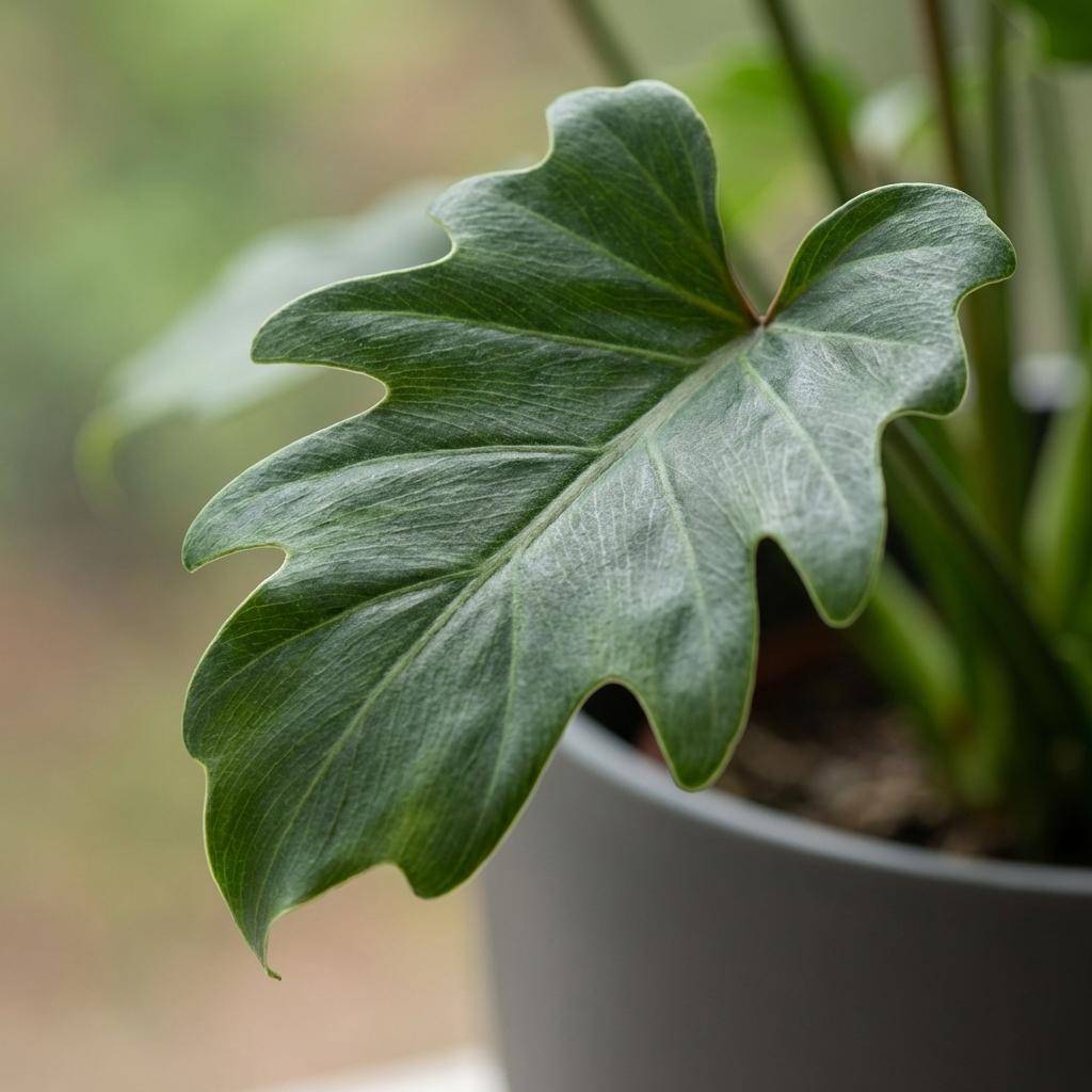 Philodendron Xanadu - Pot de 19cm - Hauteur 60cm - Gris - Plantes d'intérieur - Image 4