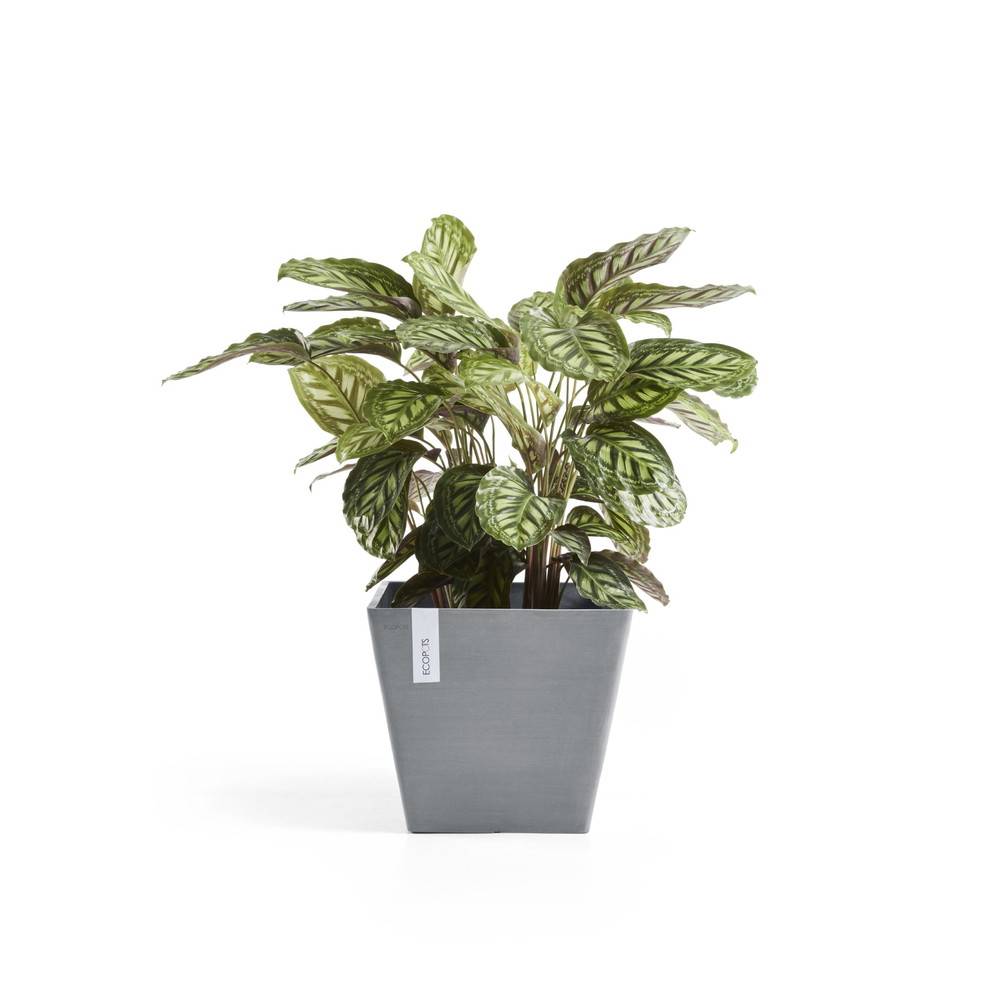 Ecopots - Pot Carré Rotterdam 30 Bleu Gris - 30 x 30 x H. 26 cm - 17 L ECOPOTS - Image 3