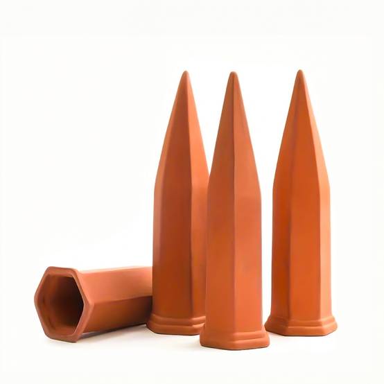 Lot de 4 cônes d'arrosage - Terre cuite - Linxor - Image 1