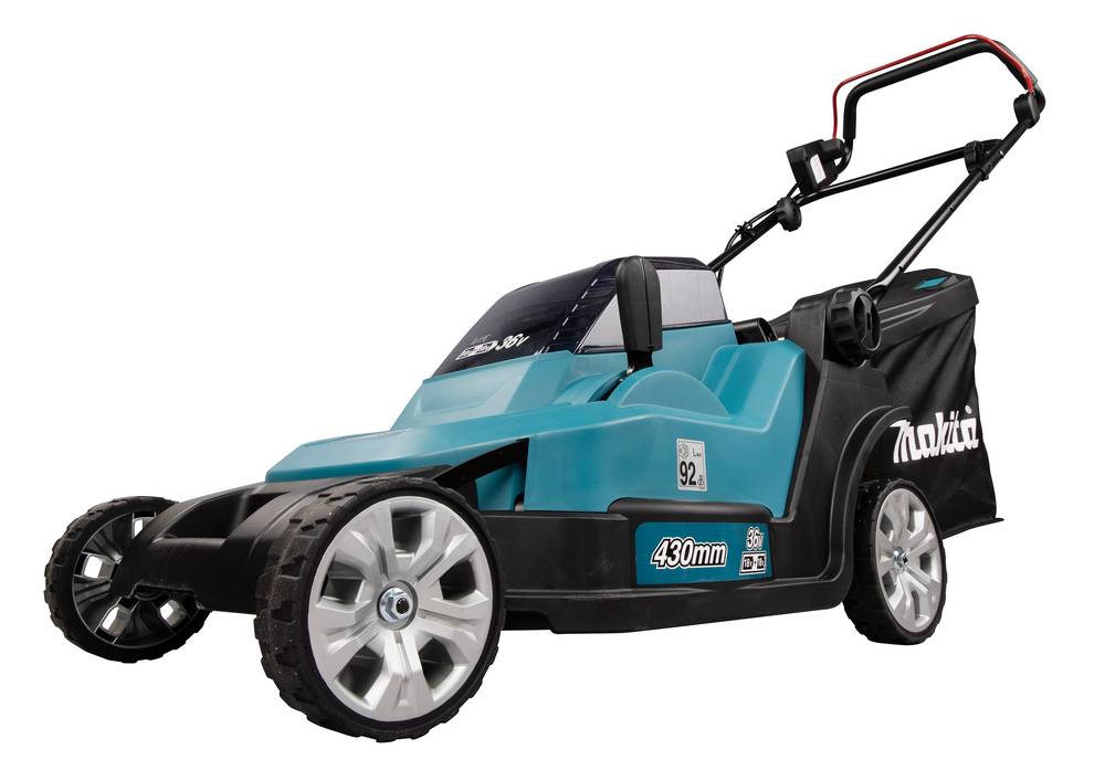 Tondeuse 36V (2X18V LXT) 43 cm - MAKITA - 2 Batteries 18V 5Ah - chargeur double - DLM432PT2 - Image 3