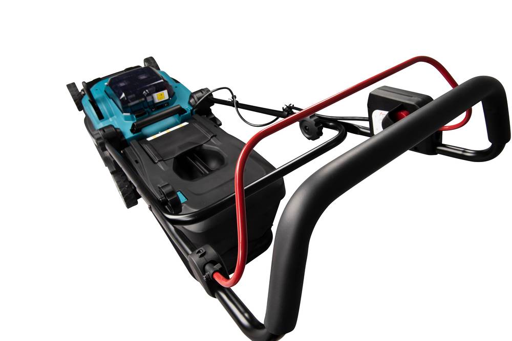 Tondeuse 36V (2X18V LXT) 43 cm - MAKITA - 2 Batteries 18V 5Ah - chargeur double - DLM432PT2 - Image 9