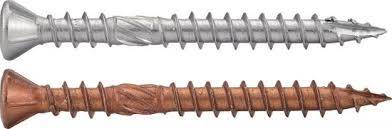Acton - Boîte 200 Vis terrasse tête bombée inox A4 Brun Torx ACTON - Double filet 5x60 - 643245X60BRUN - Image 1
