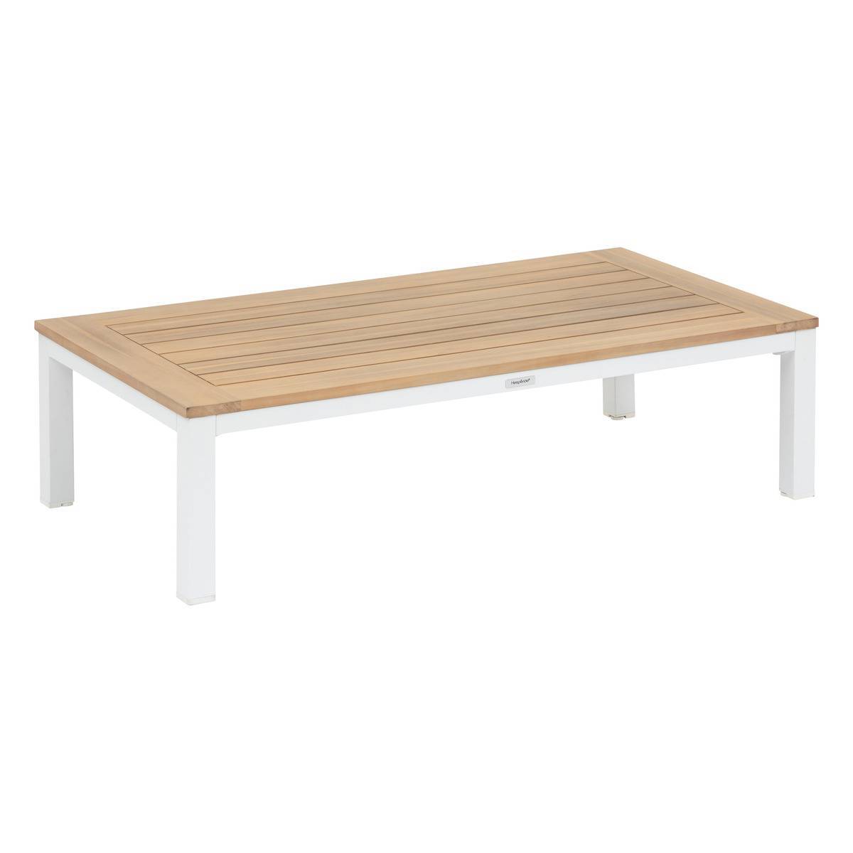 Hesperide - Table basse de jardin rectangulaire "Emperia" acacia en aluminium Hespéride - Image 1