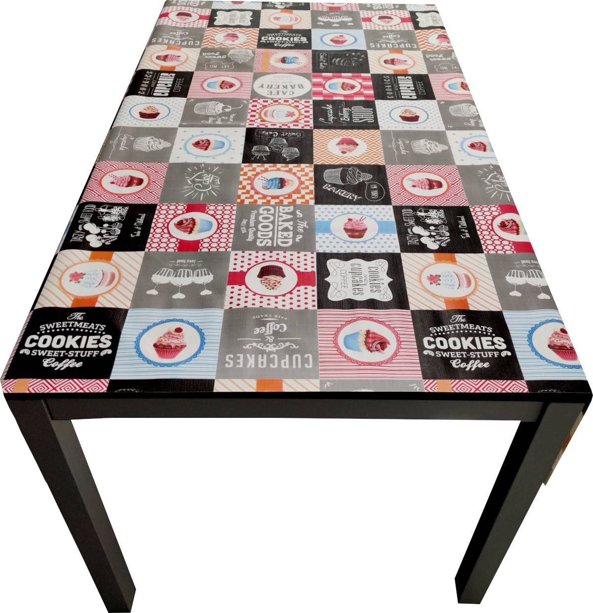 Nappe Composition PVC Base Polyester Anti-taches Muffins Taille 140X250 CM - Image 2