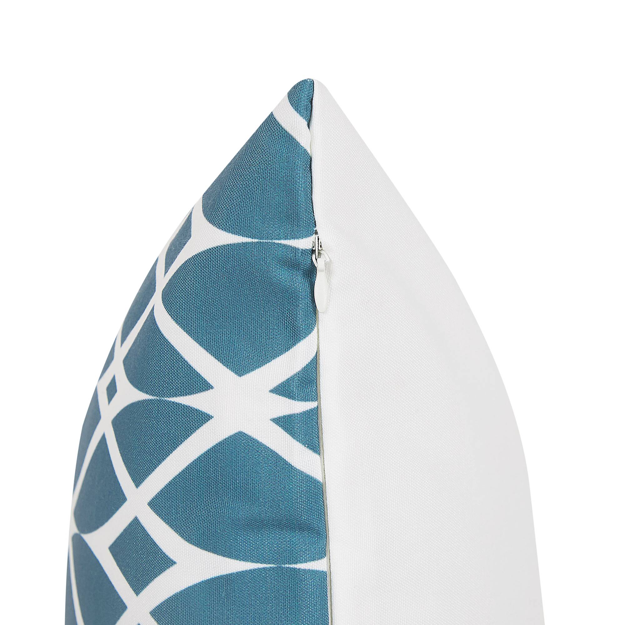 Beliani - Coussin d'extérieur Polyester Bleu ANAGNI Beliani - Image 4