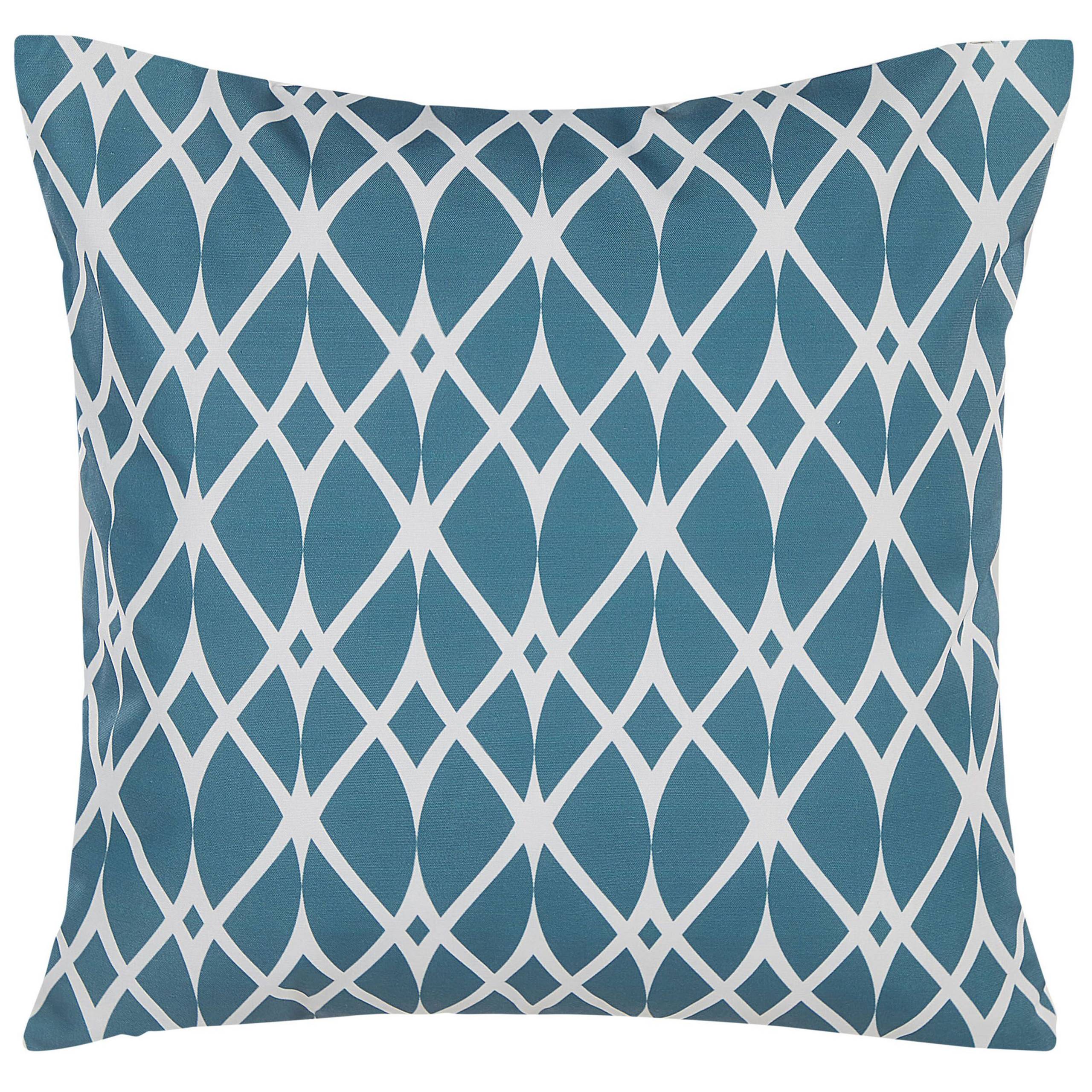 Beliani - Coussin d'extérieur Polyester Bleu ANAGNI Beliani - Image 3