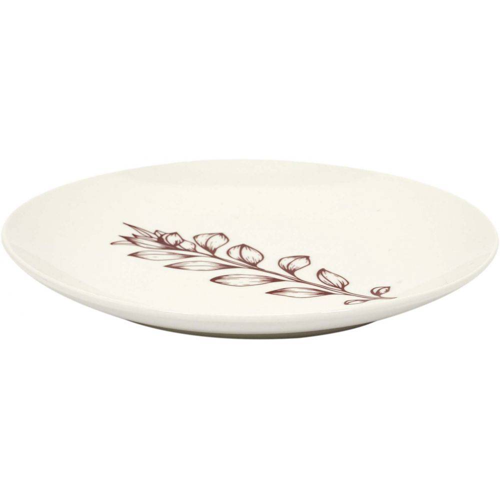 The Home Deco Factory - Assiette en porcelaine Cottage 20 cm (Lot de 6) - Image 3