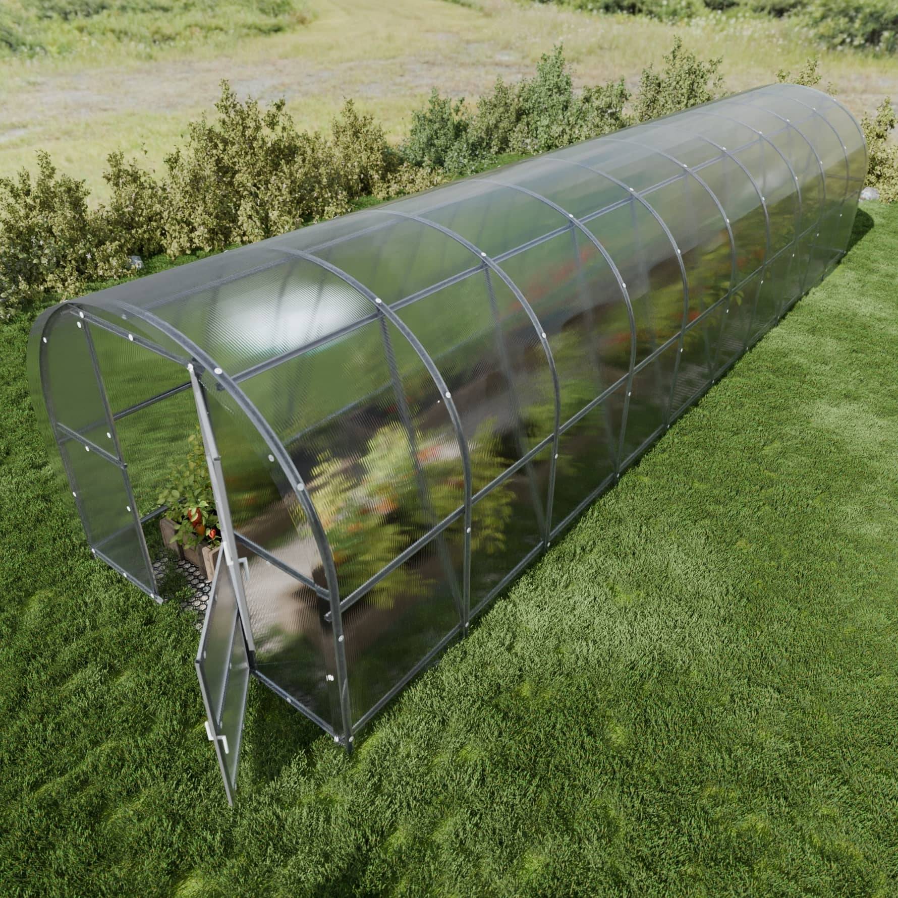 Serre KLASIKA BALTIC LT 3 x 10 m (30 m²), 4 mm avec revêtement en polycarbonate - Image 1