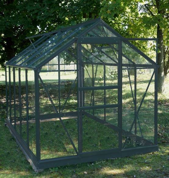 Châlet-Jardin - Serre verre - 5,77 m2 "Sekurit" grise Chalet & Jardin