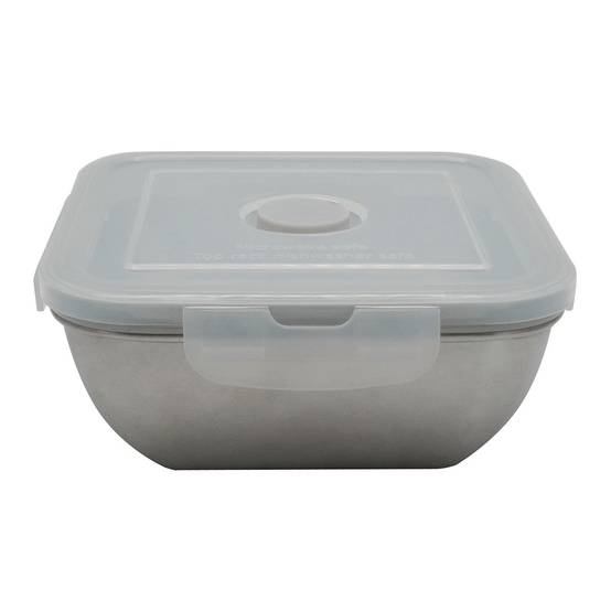 Lunch box en inox avec couvercle à clips 600 ml Fackelmann Move - Image 1