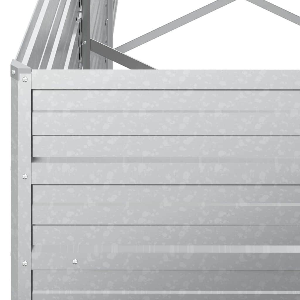 Prolenta Premium - Jardinière acier argent 320 x 40 x 45 cm - Prolenta premium p343.4 - Image 5