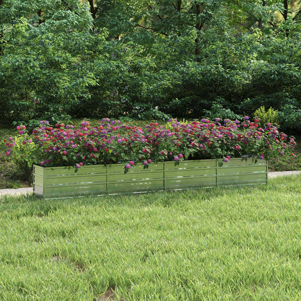 Prolenta Premium - Jardinière acier argent 320 x 40 x 45 cm - Prolenta premium p345.2 - Image 2