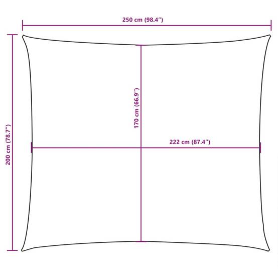 Coussin/parasol polyuréthane noir 2 x 2,5 m - Prolenta premium p319.4 - Image 10