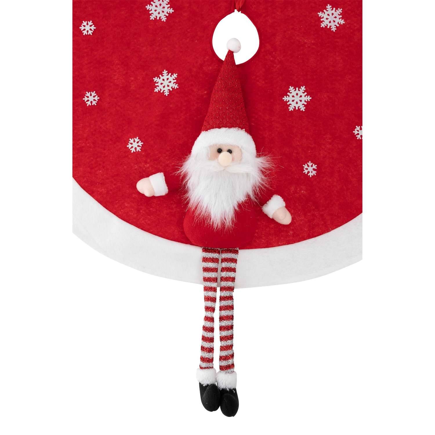 Atmosphera - Tapis pour sapin de Noël père Noël - Diam 90cm - Atmosphera - Image 3