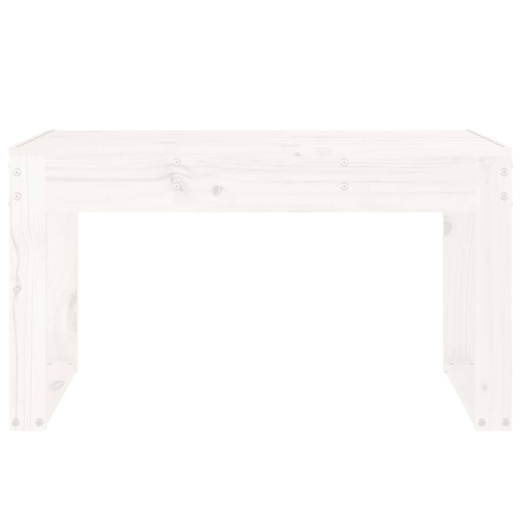 PANGIVO - Banc de jardin bois de pin blanc 80 x 38 x 45 cm - PANGIVO - Image 3