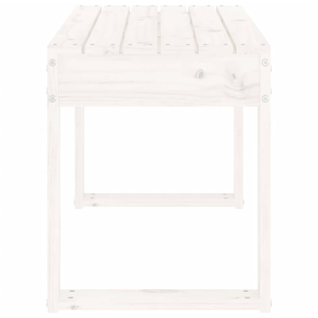 PANGIVO - Banc de jardin bois de pin blanc 80 x 38 x 45 cm - PANGIVO - Image 4