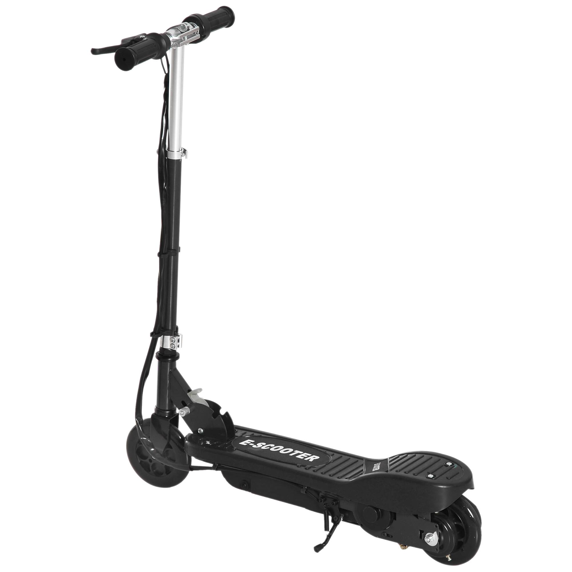 Trottinette électrique pliante pour enfant de +7ans, 120W Vitesse max 12km/h, 74x36x82,5-92,5 cm Noir - Image 2