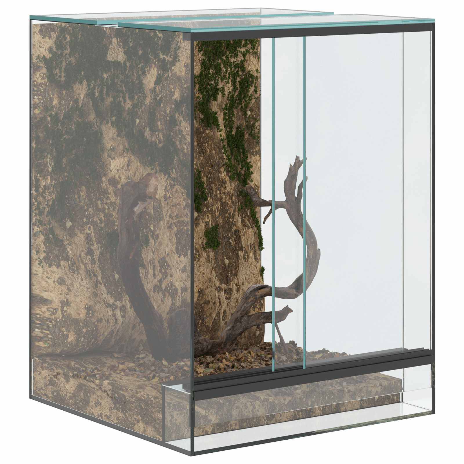 Vidaxl - Terrarium avec stockage Transparent 30 x 30 x 40 cm Verre vidaXL 42020388 - Image 4