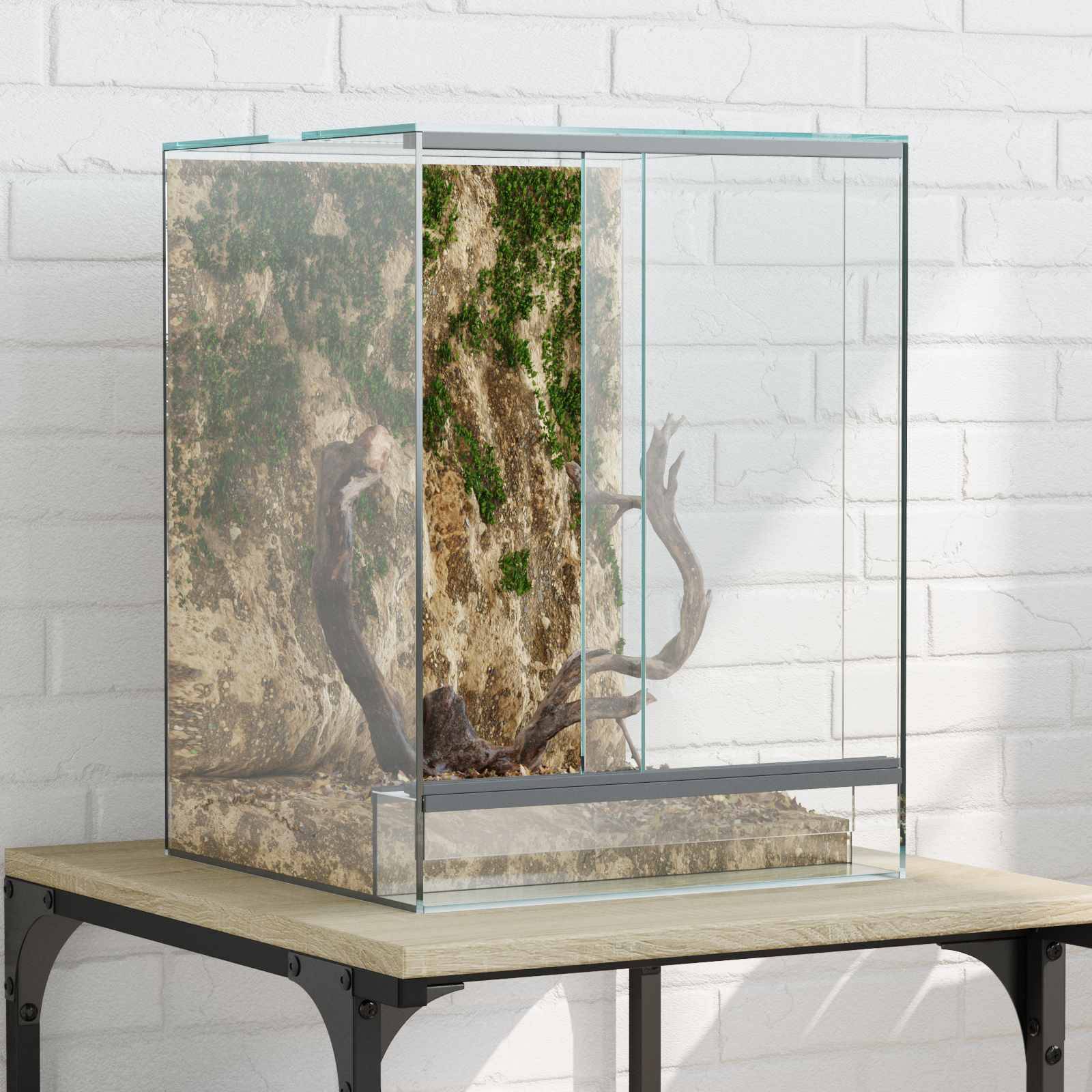 Vidaxl - Terrarium avec stockage Transparent 30 x 30 x 40 cm Verre vidaXL 42020388 - Image 1