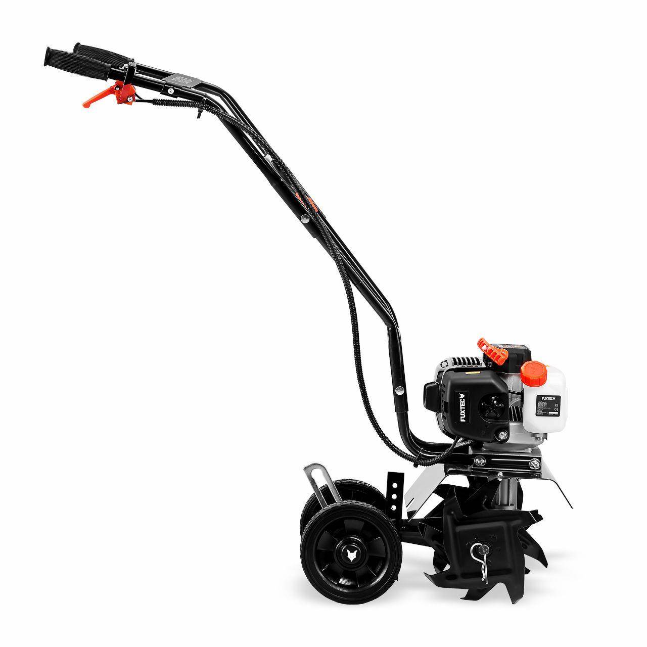 Motobineuse thermique 2 temps, FUXTEC FX-AF152 51,6 cm3 largeur23 cm  profondeur 70 mm 14 kg - Gamm vert