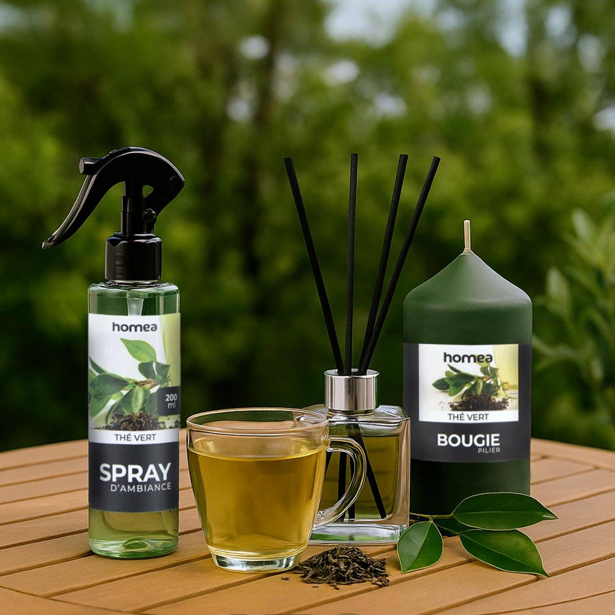 Spray d'Ambiance "Essentiel II" 200ml Thé Vert - Image 2