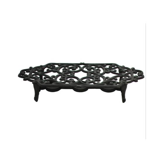 Chauffe plat en fonte marron 34.5 x 17 x 5 cm Chemin de campagne - Image 1
