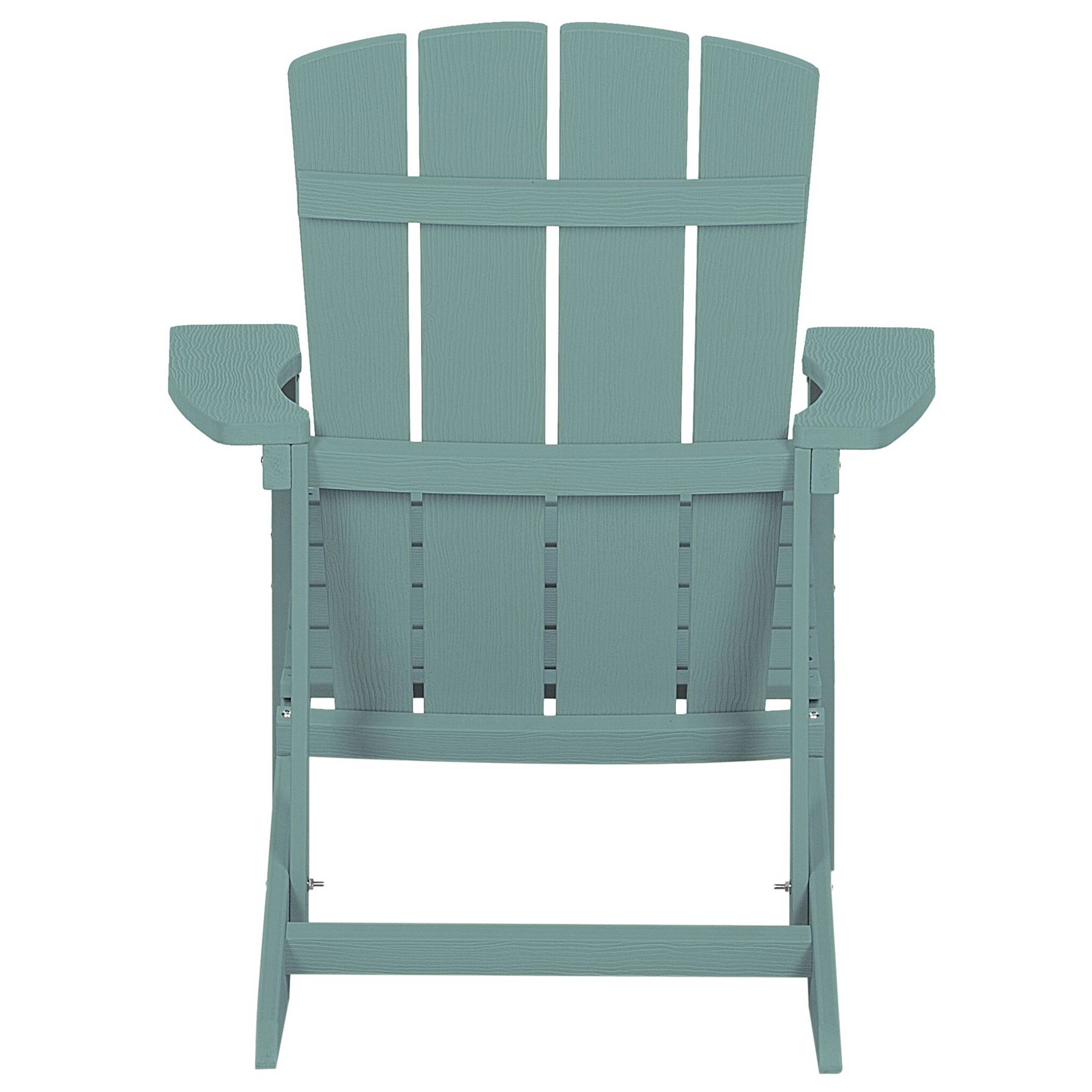 Beliani - Chaise de jardin Bois synthétique Turquoise ADIRONDACK - Beliani - Image 7
