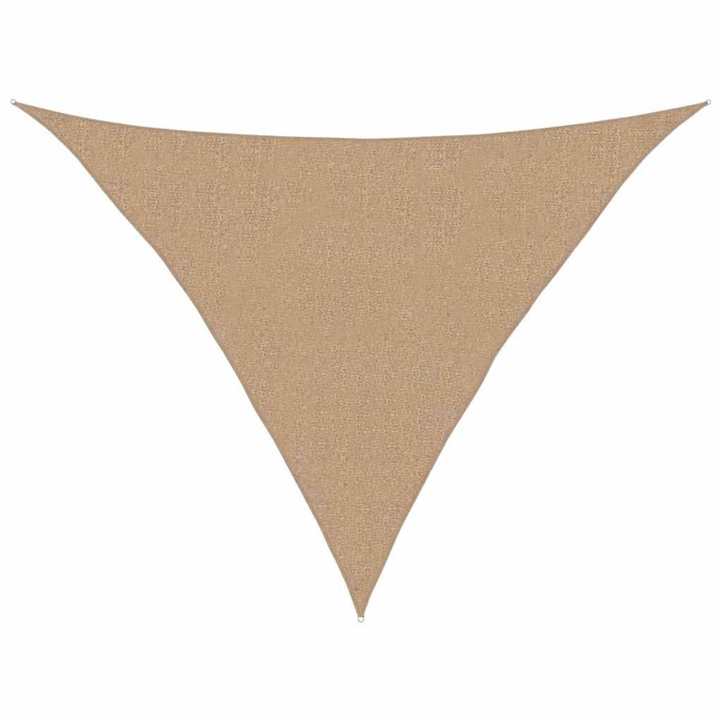 PANGIVO - Voile d'ombrage PEHD taupe 300 x 300 x 420 cm - PANGIVO